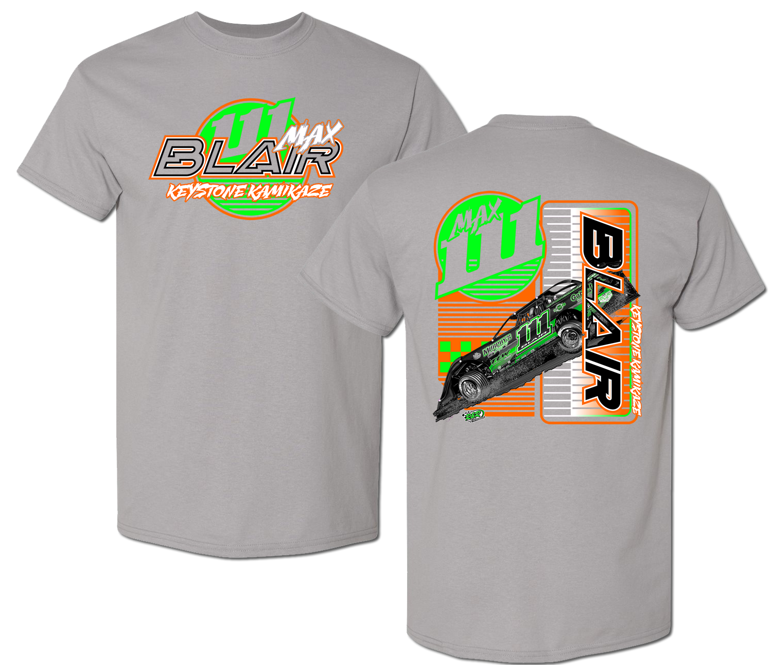 Max Blair Racing Tee (Gravel) | Team Blair Racing